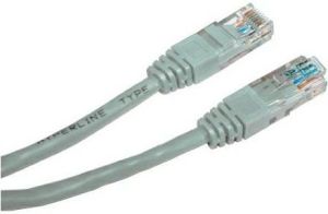 UTP patchcord, Cat.5e, RJ45 M/50m, nieekranowany, szary 3