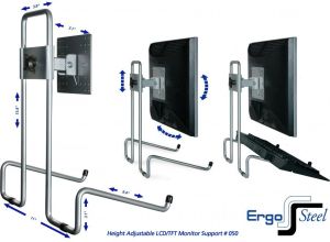 R-GO Tools Stojak biurkowy na monitor do 27" (RGOSC050+) 2