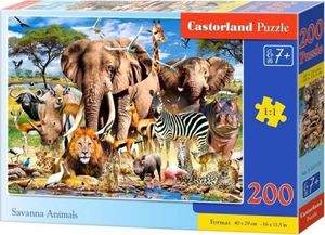 Castorland Puzzle 200 Savanna Animals CASTOR 1
