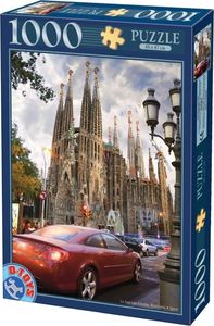 D-Toys Puzzle 1000 Hiszpania, Barcelona- Sagrada Familia 1