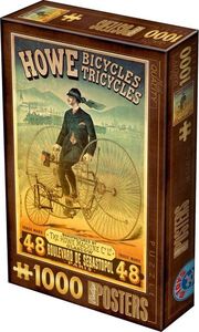 D-Toys Puzzle 1000 Stare plakaty, Fabryka rowerów Howe 1