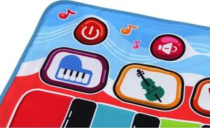 NoboKids Mata Muzyczna Taneczna Pianinko Podłogowe Keyboard 7