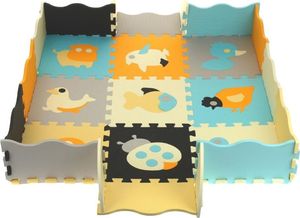 NoboKids Puzzle Piankowe Kojec Mata Płotek Kształty Kolory 2