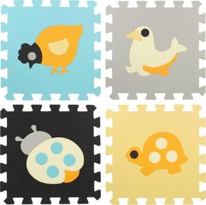 NoboKids Puzzle Piankowe Kojec Mata Płotek Kształty Kolory 10