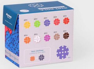 Marioinex Klocki Mini Waffle 200 el Koła Konstrtukcyjne 2