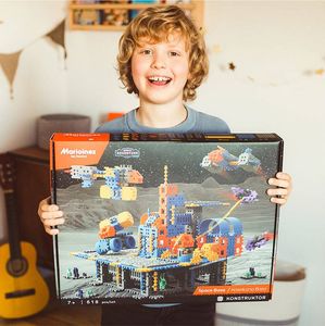 Marioinex Klocki Mini Waffle Kosmiczna Baza 2