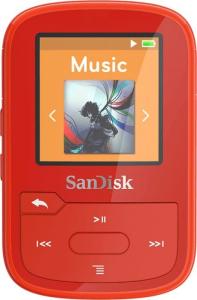 SanDisk  Odtwarzacz MP3 Clip Sport Plus 32GB czerwony 1