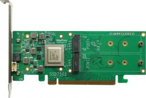 Kontroler Highpoint PCIe 4.0 x16 - 2x M.2 NVMe (SSD7502) 2