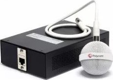 Mikrofon Poly Poly IP Ceiling Microphone Array-White: Contains Electronics Interface, Wall Plate, one IP Ceiling Microphone Array and 1 Ethernet Plenum 50 ft, 1 CAT 5E SHLD 7ft, 1 cable assy 6-6p XLR White 24 ft CM4. Compatible with Poly G7500 codec. 2