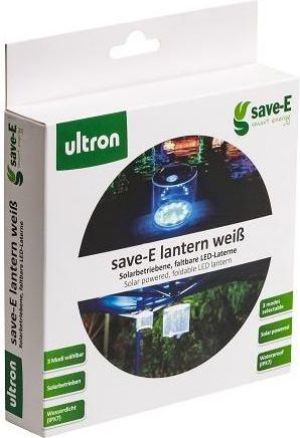 Ultron Składana lampa LED w białym kolorze, zasilana energią słoneczną (185953) 3