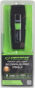 Esperanza Lampka rowerowa Led na przód Scorpiuss Pro 1750 LX 9