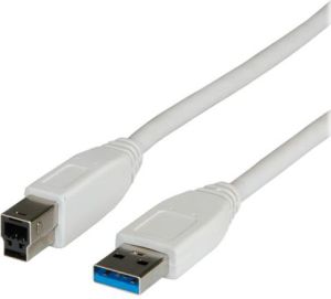 Kabel USB Secomp USB-A - 0.8 m Biały (11.99.8869) 1