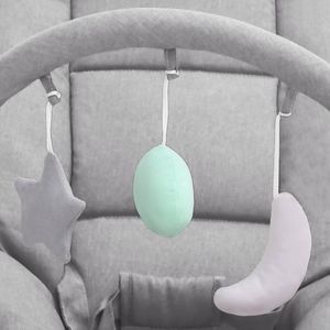 vidaXL Bujaczek niemowlęcy, jasnoszary, stalowy 2