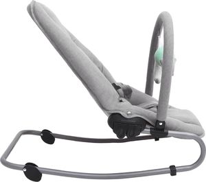 vidaXL Bujaczek niemowlęcy, jasnoszary, stalowy 4