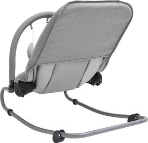 vidaXL Bujaczek niemowlęcy, jasnoszary, stalowy 5