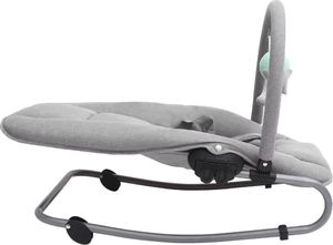 vidaXL Bujaczek niemowlęcy, jasnoszary, stalowy 6