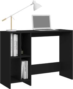 Biurko vidaXL 808342 Czarne 102.5 cm x 35 cm 3