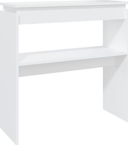 vidaXL Stolik konsolowy, biały, 80x30x80 cm, płyta wiórowa 2