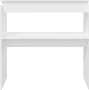 vidaXL Stolik konsolowy, biały, 80x30x80 cm, płyta wiórowa 4