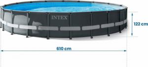 Intex Basen stelażowy 610cm 12w1 (26334) 6