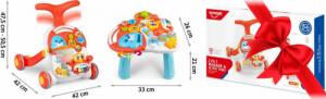 Ricokids Pchacz stolik edukacyjny 2w1 RK-810 biało-czerwony 11