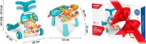 Ricokids Pchacz stolik edukacyjny 2w1 RK-810 biało-niebieski 11