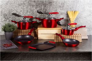 Berlinger Haus Zestaw garnków i przyborów kuchennych Burgundy (BH/6781) 2