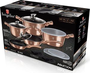 Berlinger Haus Zestaw garnków z powłoką marmurową Berlinger Haus Rose Gold (BH/7029) 2