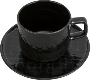 Lubiana Filiżanka ze spodkiem 250 ml Marrakesz czarny 6