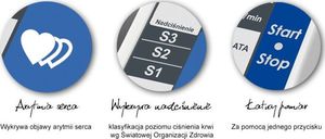 Ciśnieniomierz Tech-Med Ciśnieniomierz elektroniczny TMA-3BASIC (B) TECH-MED 5