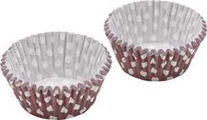 Florina Komplet papierowych foremek do muffinek Florina Pastelove 60 sztuk bordowy 1