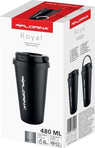 Florina Kubek termiczny stalowy Florina Royal 480 ml czarny 3