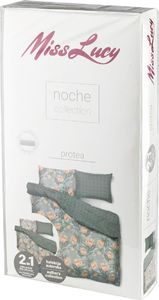 Miss Lucy Komplet pościeli z mikrofibry Noche Protea 160x200 cm; 2x70x80 cm 3