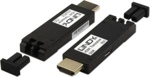 System przekazu sygnału AV Lindy HDMI, po LC Duplex 50/125 OM3, 4K, do 300m (38170) 3