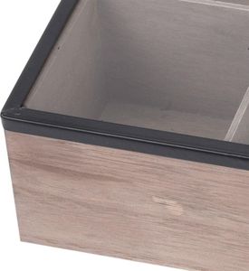 Home Styling Collection Pojemnik HERBACIARKA organizer pudełko na herbatę LOFT 2