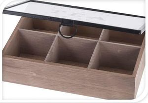 Home Styling Collection Pojemnik HERBACIARKA organizer pudełko na herbatę LOFT 5