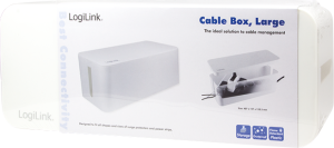 Organizer LogiLink Maskownica Biały 1 sztuka  (KAB0063) 5