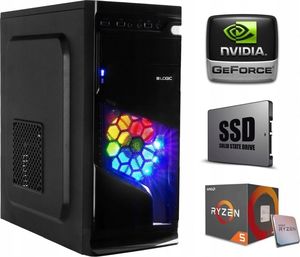 Komputer Netcom Ryzen 5 1600, 16 GB, GT 1030, 240 GB SSD 500 GB HDD Windows 10 Pro Trial 2