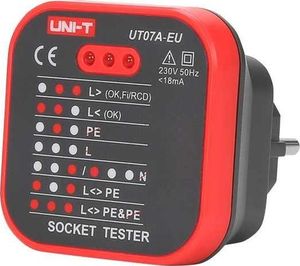 Uni-T Wskaźnik sieci 230 V AC Uni-T UT07A-EU 1