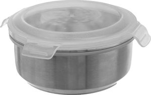 Orion Pojemnik kuchenny stalowy okrągły z pokrywką miska do przechowywania żywności szczelny 1200 ml 2