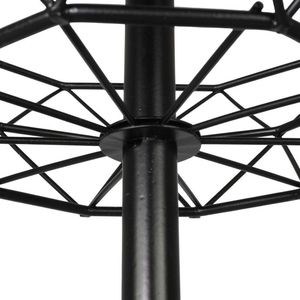 Vilde Koszyk na owoce i warzywa kosz metalowy czarny miska 2-poziomowy loft 43 cm 6