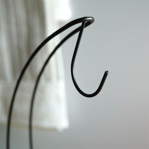 Vilde Koszyk na owoce i warzywa z wieszakiem kosz metalowy czarny miska loft 5