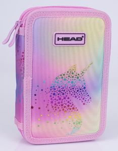 Piórnik Astra Piórnik dwukomorowy bez wyposażenia Head Unicorn Ombre 1