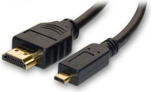 Kabel HDMI Micro - HDMI 1m czarny 1