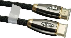Kabel HDMI - HDMI 2m złoty 1