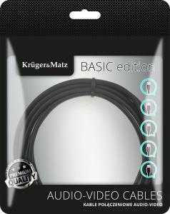 Kabel Kruger&Matz Toslink - Toslink 2m czarny (KM1223) 2