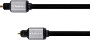 Kabel Kruger&Matz Toslink - Toslink 1m czarny (KM1220) 1