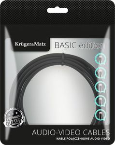 Kabel Kruger&Matz Toslink - Toslink 0.5m czarny (KM1219) 2