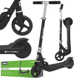 Hulajnoga elektryczna Rebel Fun Wheels czarna 5