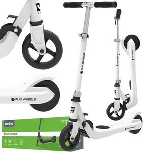 Hulajnoga elektryczna Rebel Fun Wheels biała 5